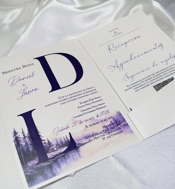 Invitación acuarelas