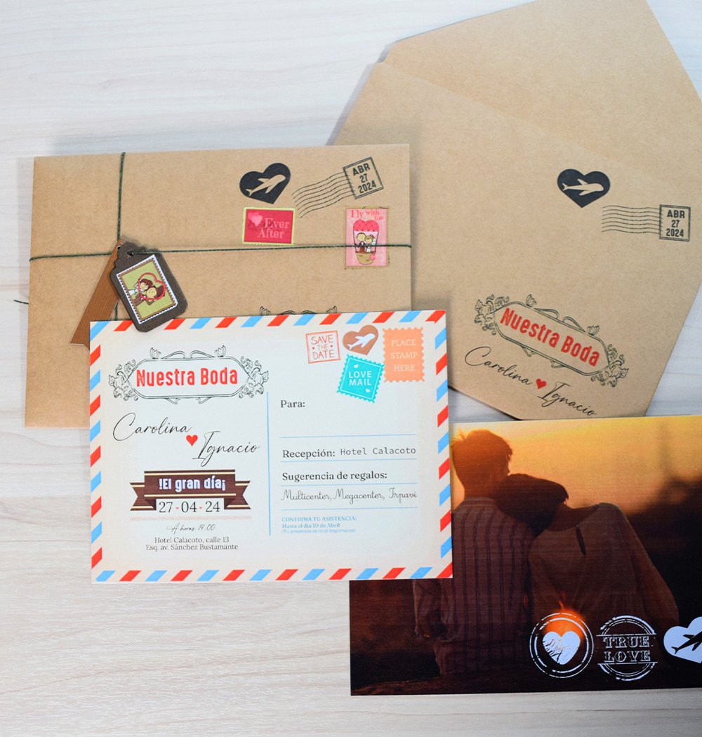 Invitación Postal del amor