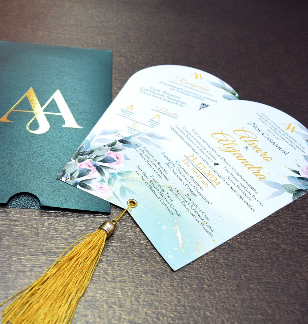 Invitación con borla